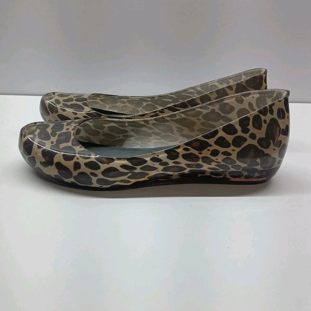 Melissa Women's Leopard Print‎ Slip On Ballet Type Flats Size US 6 EUR 37 - Picture 6 of 10